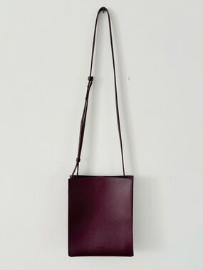 Calvin Klein Maroon Rectangular Crossbody Bag